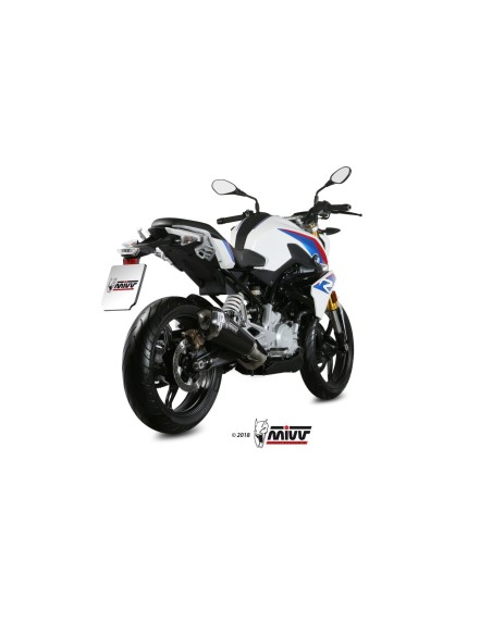 escape completo mivv 1x1 delta race black bmw g 310 r 2018 24 b 032 ldrb