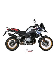 silencioso mivv suono acero negro carbon bmw f 750 gs f 850 gs 2018 24 b 033 l9 2