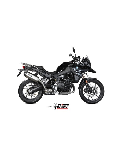 silencioso mivv speed edge st acero carbono bmw f 800 gs 2024 26 b 044 lrx