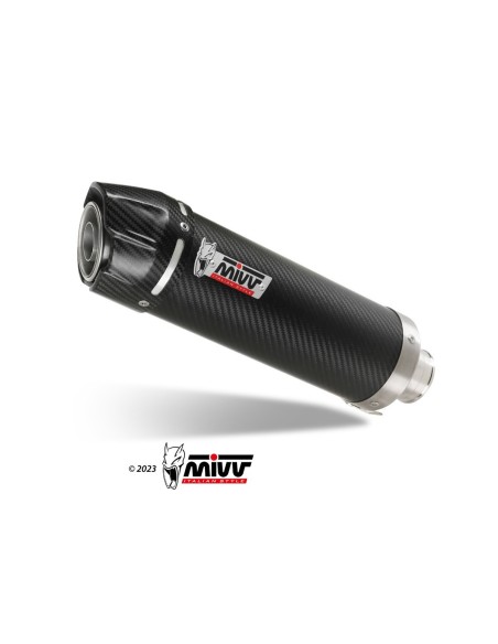 silencioso mivv gp carbono con tapa de carbono cf moto 450nk 2023 24 cf 004 l2sc