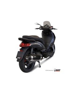 escape completo mivv 1x1 urban steel piaggio piaggio beverly 250 beverly tourer 250 300