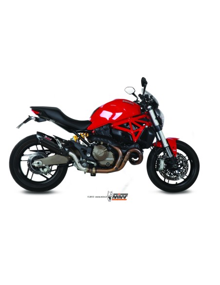 silencioso mivv suono acero negro carbon ducati monster 821 2014 17 d 030 l9