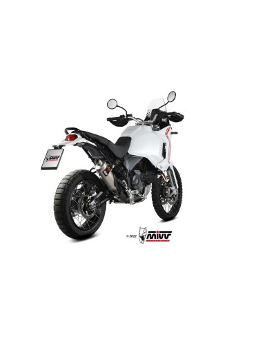 silencioso mivv dakar titanium ducati desert x 2022 25 d 053 ldkt