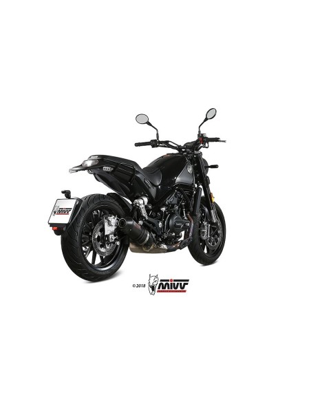 silencioso mivv oval carbono c tapa carbono benelli leoncino 2019 25 e 002 l3c