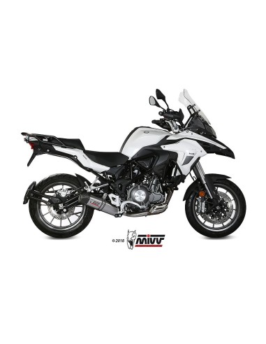 silencioso mivv oval titan c tapa carbono benelli trk 502 2017 24 e 003 l4c