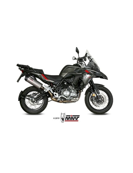 silencioso mivv oval titan c tapa carbono benelli trk 502 x 2018 25 e 004 lnc
