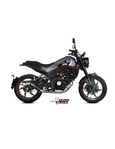 escape completo mivv 1x1 x m1 black benelli leoncino 125 2022 24 e 007 lc4b