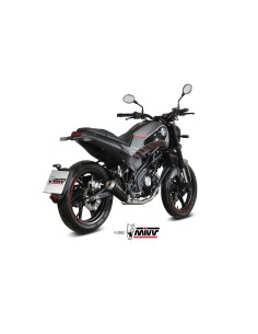 escape completo mivv 1x1 x m1 black benelli leoncino 125 2022 24 e 007 lc4b 2