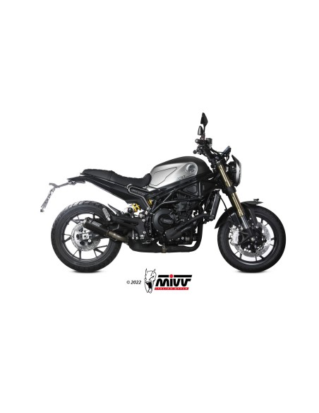 silencioso mivv mk3 carbono benelli leoncino 800 2022 24 e 008 sm3c