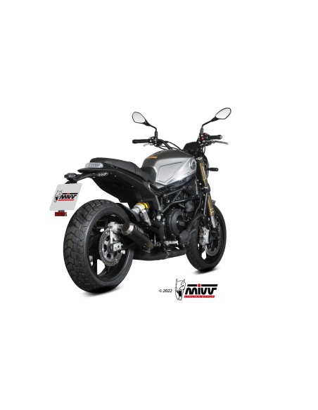 silencioso mivv mk3 carbono benelli leoncino 800 2022 24 e 008 sm3c