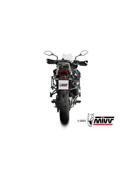 silencioso mivv oval carbono c tapa carbono benelli trk 702 x 2023 26 e 012 lec