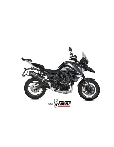 silencioso mivv oval acero negro carbon benelli trk 702 x 2023 26 e 012 lvc