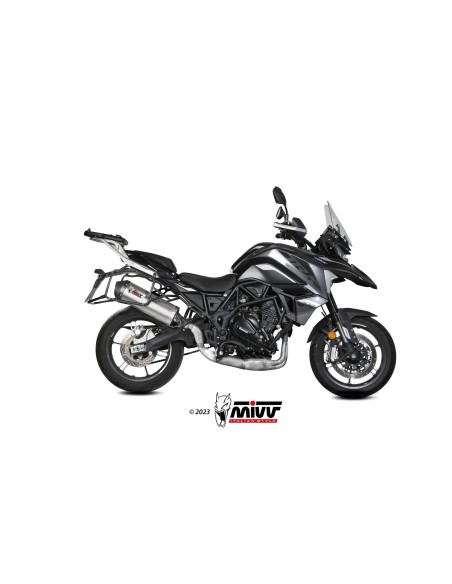 silencioso mivv oval st acero carbono benelli trk 702 x 2023 26 e 012 lx2c