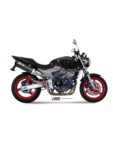 silencioso mivv oval carbono c tapa carbono honda hornet 600 2003 06 h 020 lec
