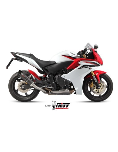 silencioso mivv gp carbon c tapa carbono honda cbr 600 f 2011 13 hornet 600 2007 13