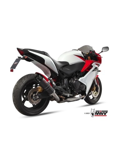 silencioso mivv gp carbon c tapa carbono honda cbr 600 f 2011 13 hornet 600 2007 13