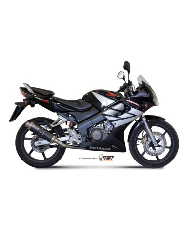 escape completo mivv 1x1 gp carbon honda cbr 125 r 2004 10 h 043 l2s