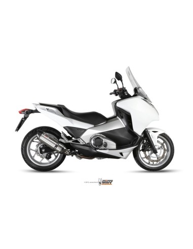 silencioso mivv suono st acero carbono honda integra700 750 nc 700 750 s x h 046 l7