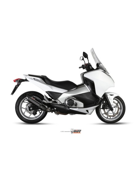 silencioso mivv suono acero negro carbon honda integra700 750 nc 700 750 s x h 046 l9