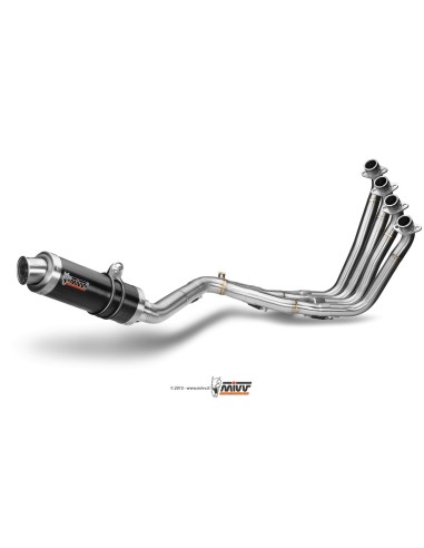 escape completo mivv 4x2x1 gp black honda cb 650 f 2014 18 h 055 lxb
