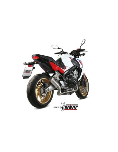 escape completo mivv 4x2x1 mk3 st steel honda cb 650 f 2014 18 h 055 sm3x