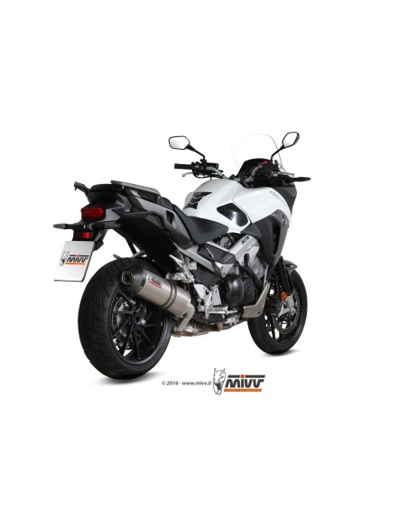 silencioso mivv oval titan c tapa carbono honda crossrunner2015 20 h 058 lnc