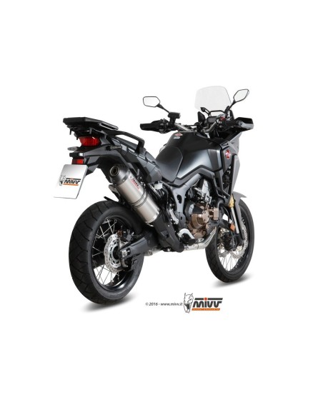 silencioso mivv oval titan c tapa carbono honda crf 1000 l africa twin 2016 19 h 059 lnc