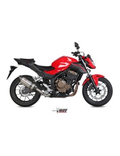 silencioso mivv suono st acero carbono honda cb 500 f 2016 18 h 062 l7 2