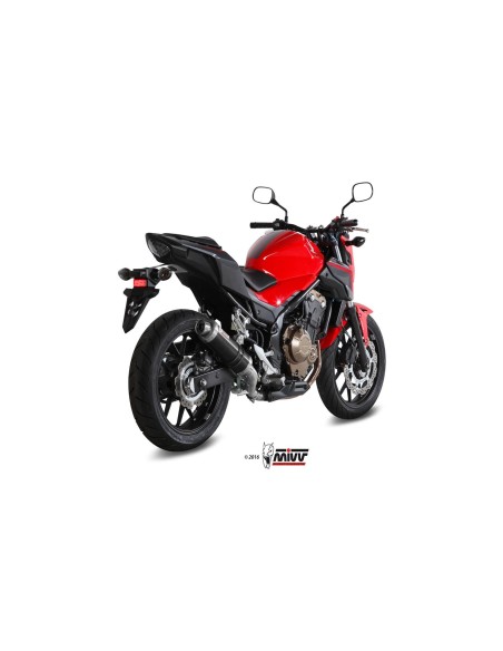 silencioso mivv gp black honda cb 500 f 2016 18 h 062 lxb