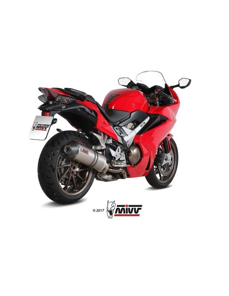 silencioso mivv oval titan c tapa carbono honda vfr 800 f 2014 20 h 064 lnc