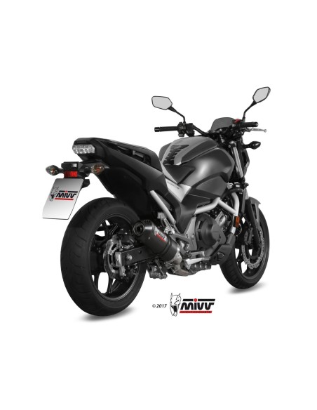 silencioso mivv oval carbono c tapa carbono honda integra750 2016 20 nc 750 s x 2016 22