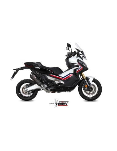 silencioso mivv suono acero negro carbon honda x adv 750 2017 26 h 066 l9