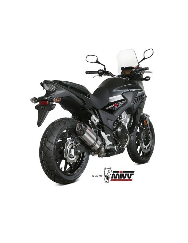 silencioso mivv suono st acero carbono honda cb 500 x 2017 22 h 067 l7