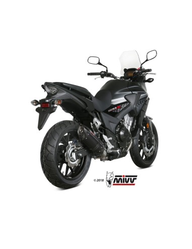 silencioso mivv suono acero negro carbon honda cb 500 x 2017 20 h 067 l9