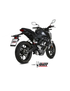 escape completo mivv 1x1 mk3 st steel honda cb 125 r 2018 20 h 076 sm3x 2