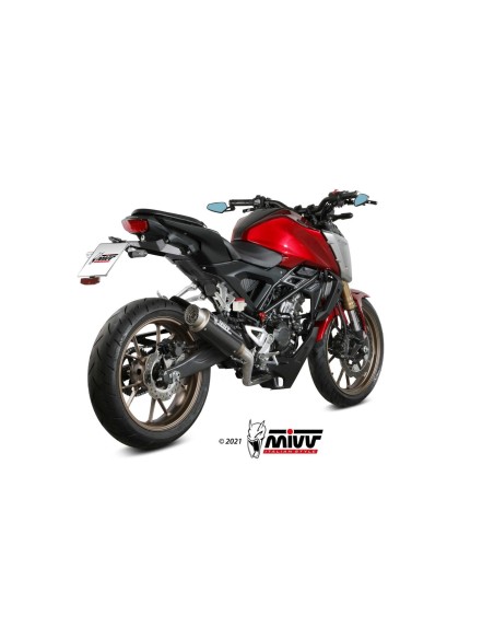escape completo mivv 1x1 gp pro carbono honda cb 125 r 2021 24 h 077 l2p