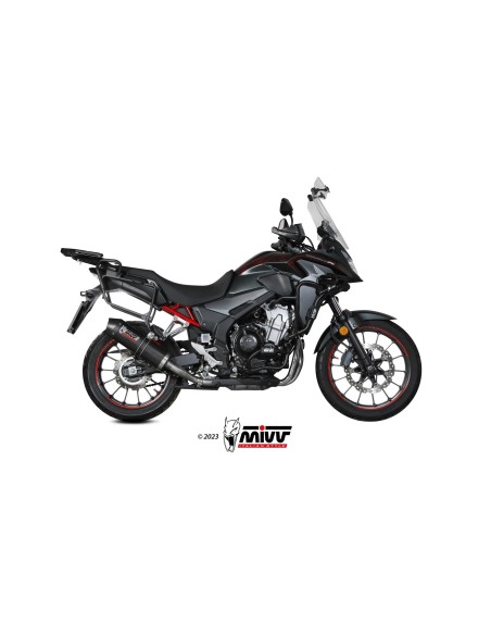 silencioso mivv oval carbono c tapa carbono honda cb 500 x 2021 25 h 084 l3c