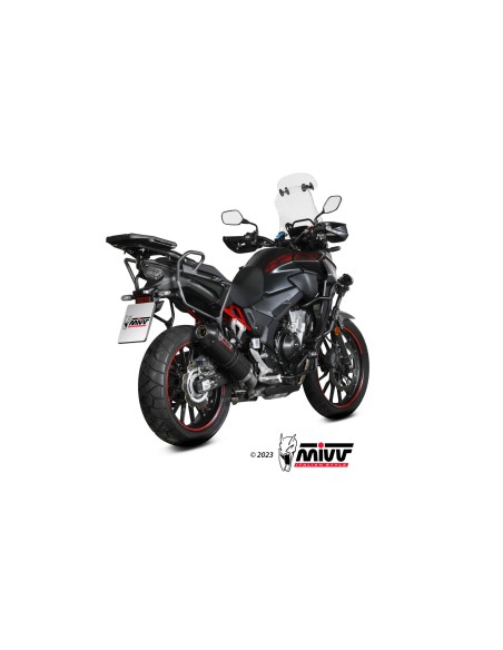 silencioso mivv oval carbono c tapa carbono honda cb 500 x 2021 25 h 084 l3c