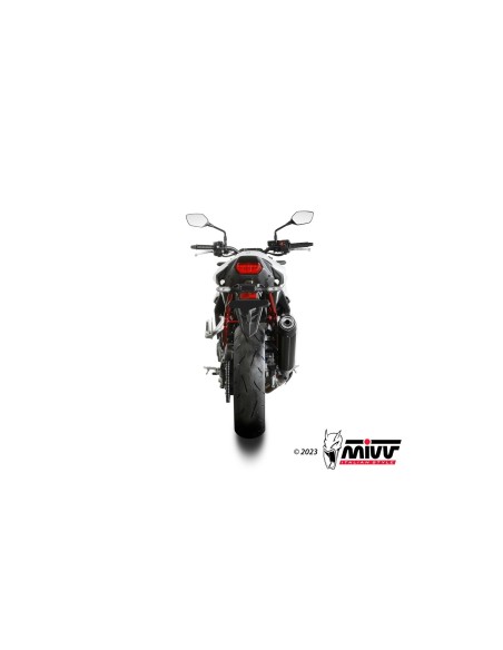 silencioso mivv oval carbono c tapa carbono honda cb750 hornet 2023 26 h 085 l3c