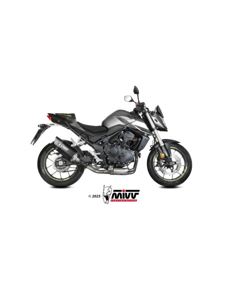 silencioso mivv sr 1 black honda cb750 hornet 2023 26 h 085 lr1xb