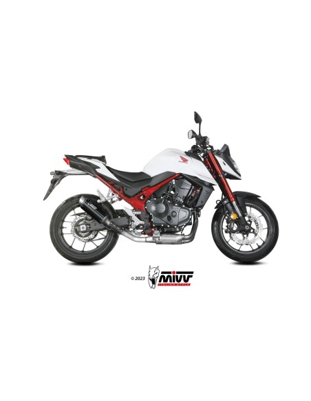 silencioso mivv gp pro black honda cb750 hornet 2023 26 h 085 lxbp