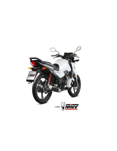 silenciosos mivv 1x1 gp black honda cb 125 f 2021 24 h 088 lxb