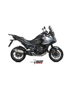 silencioso mivv oval titanium con tapa en carbono honda nt 1100 2022 24 h 089 lnc 2