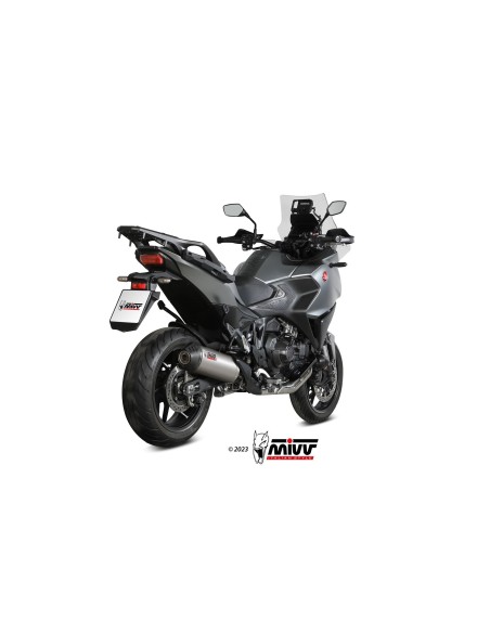 silencioso mivv oval titanium con tapa en carbono honda nt 1100 2022 24 h 089 lnc