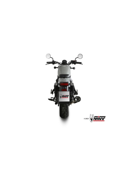 silencioso mivv hr 1 black con tapa en carbono honda cmx 500 rebel 2022 24 h 091 lh1bc