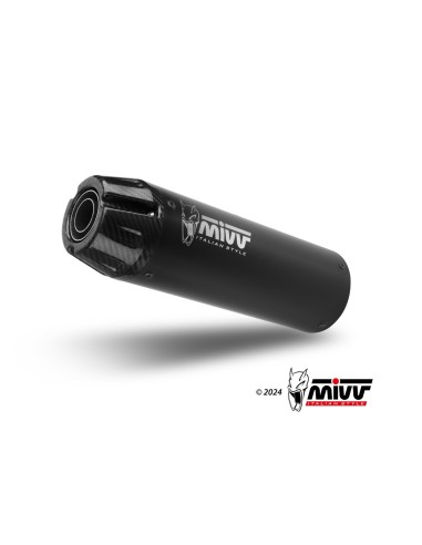silencioso mivv hr 1 black con tapa en carbono larga honda cmx 500 rebel 2022 24
