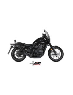 silencioso mivv hr 1 black con tapa en carbono honda cmx 1100 rebel 2022 24 h 092 lh1bc 2