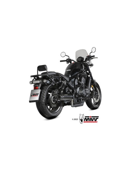 silencioso mivv hr 1 black con tapa en carbono larga honda cmx 1100 rebel 2022 24