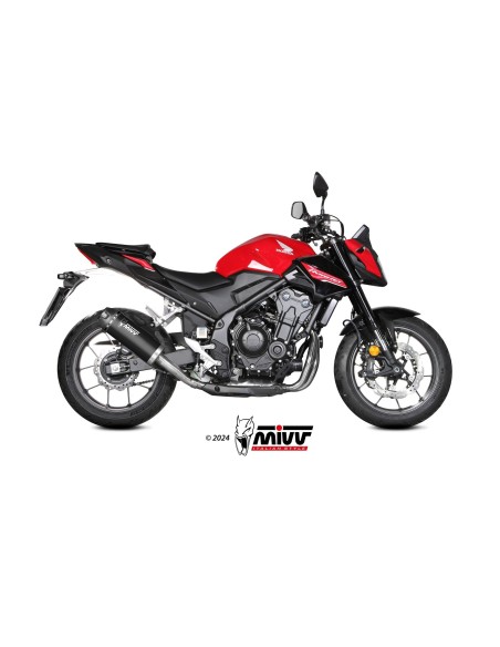silencioso mivv ak 1 black con tapa de carbono honda cbr 500 r 2024 26 h 093 lzk