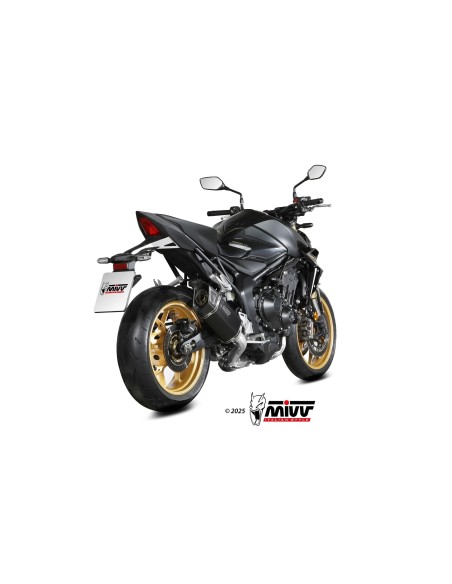 silencioso mivv sr 1 black titanio honda cb 1000 hornet 2025 h 095 lr1tb